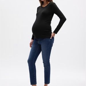 NWOT Maternity True Waistband Full Panel Vintage Slim Jeans